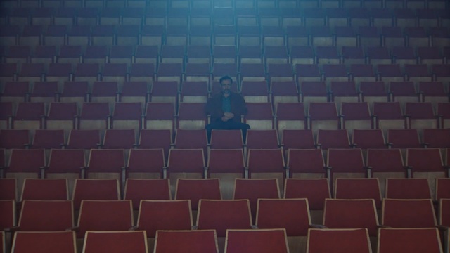 Video Reference: Blue, Red, Wall, Black, Brick, Brickwork, Line, Snapshot, Symmetry, Sky, Person