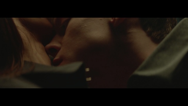 Video Reference: nose, darkness, kiss, emotion, romance, interaction, mouth, screenshot, girl, scene