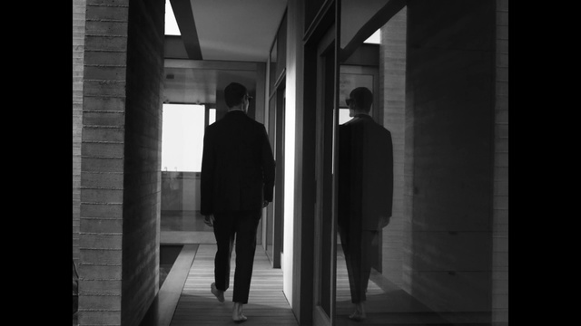 Video Reference: White, Black, Photograph, Black-and-white, Monochrome, Standing, Monochrome photography, Light, Darkness, Snapshot