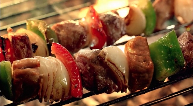 Video Reference: Cuisine, Food, Shashlik, Dish, Skewer, Brochette, Souvlaki, Yakitori, Ingredient, Meat