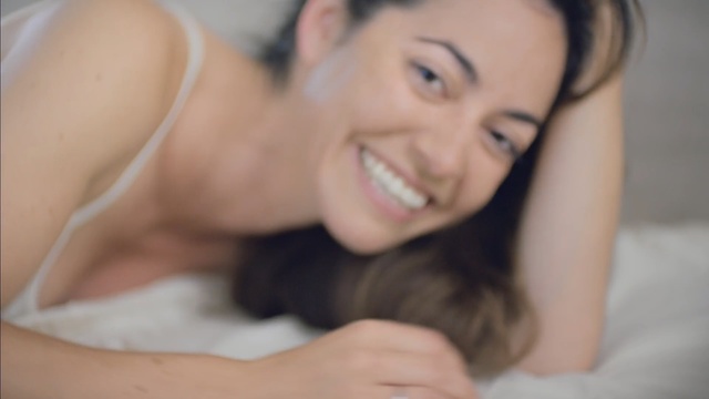 Video Reference: beauty, girl, black hair, smile, mouth, hand, lip, photo shoot, brown hair, long hair