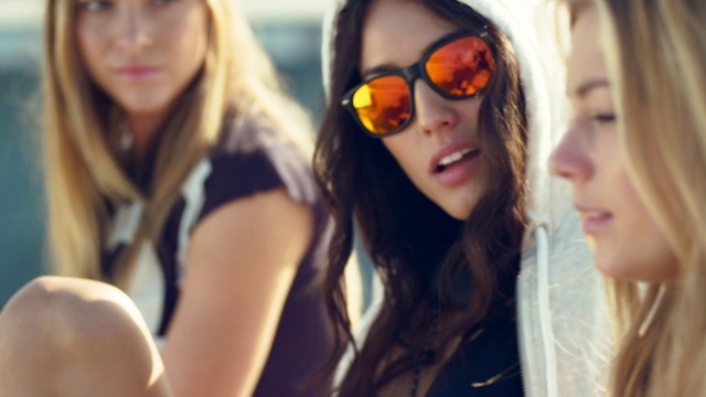 Video Reference: Eyewear, Sunglasses, Hair, Face, Glasses, Cool, Lip, Beauty, Blond, Fun