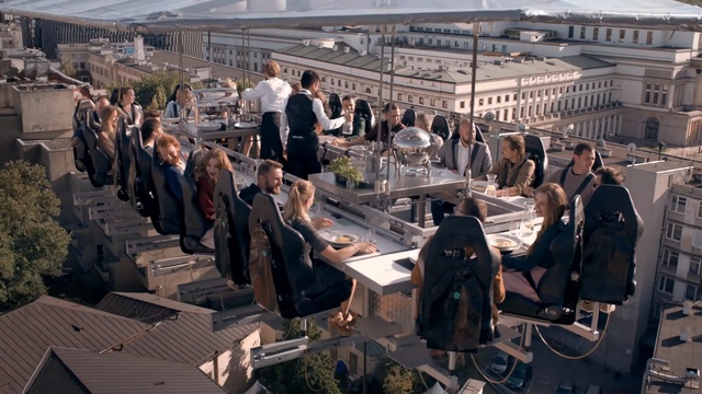 Video Reference: Luxury vehicle, Event, Job, Crowd, Employment, White-collar worker, Company, City, Building, Person