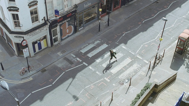 Video Reference: urban area, street, city, vehicle, intersection, road, pedestrian