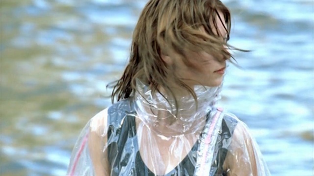 Video Reference: Hair, Hairstyle, Blond, Surfer hair, Long hair, Water, Brown hair, Layered hair, Organism, Photography