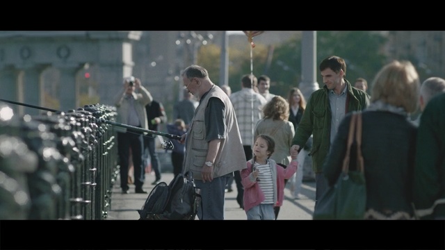 Video Reference: crowd, screenshot, film, pedestrian, scene, Person