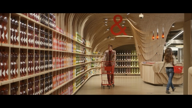 Video Reference: Building, Aisle, Supermarket, Retail, Person