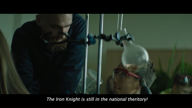 Video Reference: green, mammal, vertebrate, mode of transport, darkness, screenshot, facial hair, organ, human, song, Person