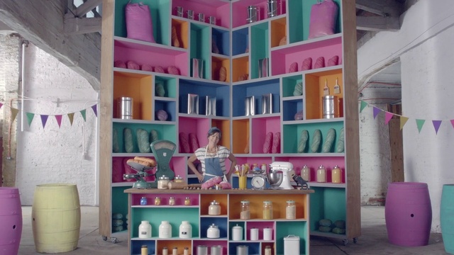 Video Reference: Pink, Interior design, Room, Furniture, Toy, Building, Dollhouse, Shelf, Magenta