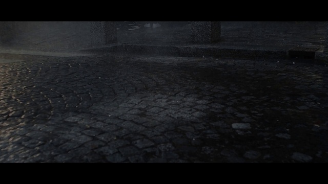 Video Reference: Black, Darkness, Atmospheric phenomenon, Atmosphere, Floor, Flooring, Sky, Monochrome photography, Road surface, Black-and-white