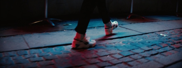 Video Reference: blue, red, light, darkness, human body, lighting, fun, night, flooring, water, Person