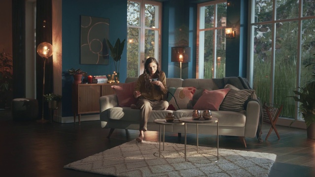 Video Reference: Living room, Room, Furniture, Lighting, Couch, Interior design, House, Home, Floor, Flooring