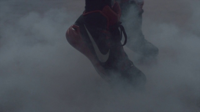 Video Reference: Atmospheric phenomenon, Sky, Atmosphere, Personal protective equipment, Footwear, Smoke, Fog, Photography, Mist, Geological phenomenon