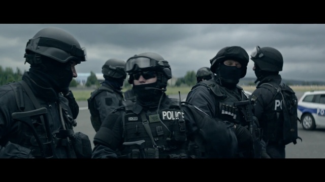 Video Reference: aviator, mask, person, man, male, military, uniform