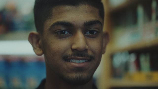 Video Reference: face, person, man, nose, head, chin, forehead, eye, male, boy