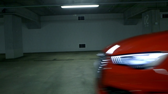 Video Reference: Land vehicle, Vehicle, Car, Automotive design, Vehicle door, Automotive lighting, Light, Parking, Personal luxury car, Mid-size car