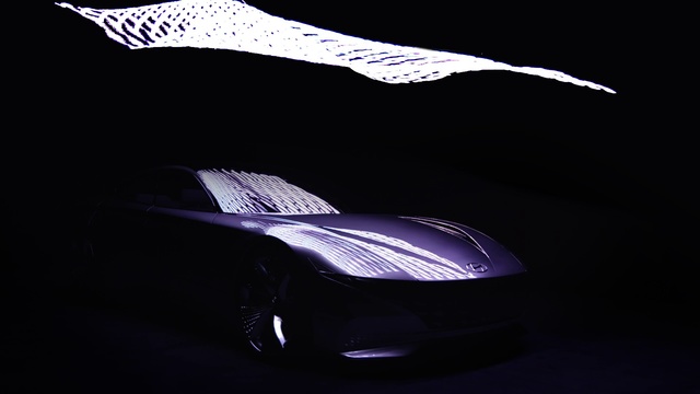 Video Reference: Automotive design, Vehicle, Car, Supercar, Sports car, Concept car, Vehicle door, Automotive lighting, Performance car, Indoor, Sitting, Black, Dark, Table, Bed, Desk, Laying, Computer, Monitor, Room, Screen, Red, Man, Cat, White, Player, Land vehicle