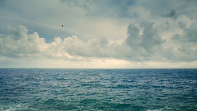 Video Reference: sea, sky, horizon, ocean, cloud, water, calm, wind wave, coastal and oceanic landforms, wave