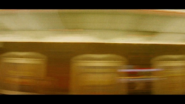 Video Reference: Yellow, Sky, Wood, Wood stain, Tints and shades, Table, Furniture, Pattern, Rectangle, Shelf