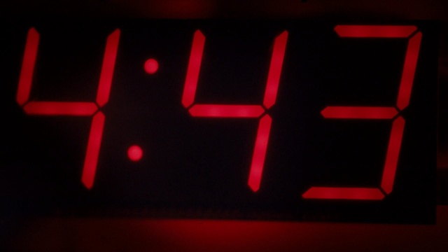 Video Reference: Red, Text, Light, Font, Neon, Technology, Number, Neon sign, Carmine, Clock