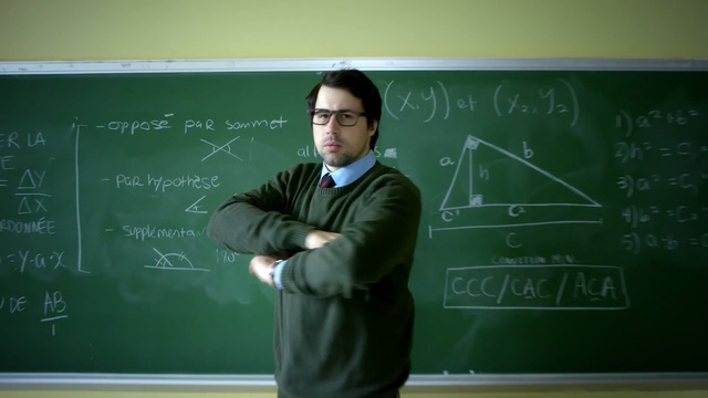 Video Reference: Blackboard, Professor, Teacher, Lecture, Classroom, Room, Presentation, Person