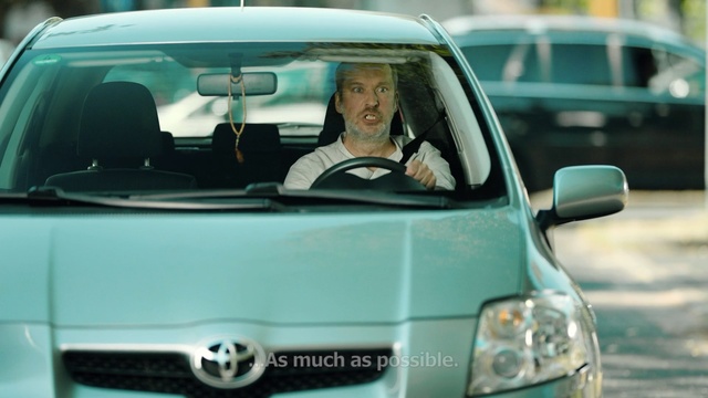 Video Reference: Land vehicle, Vehicle, Car, Motor vehicle, Hood, Compact car, Automotive design, City car, Toyota, Hatchback, Person