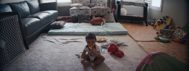 Video Reference: room, flooring, floor, recreation, Person