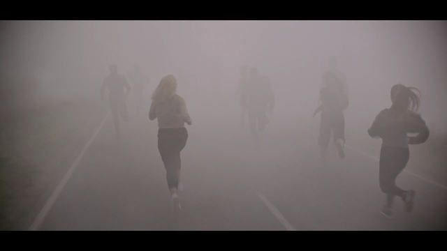 Video Reference: white, black, photograph, atmosphere, mist, fog, black and white, photography, light, morning, Person