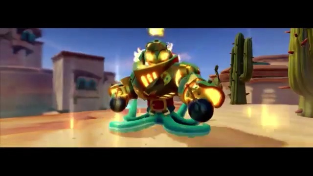 Video Reference: technology, pc game, games, toy, action figure, figurine, video game software, screenshot, play, robot