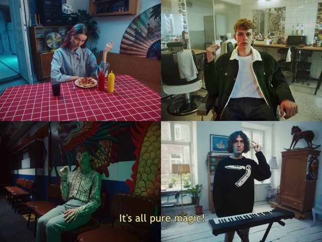 Video Reference: Collage, Art, Room, Adaptation, Furniture, Photography, Sitting, House, Pianist