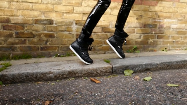 Video Reference: footwear, shoe, outdoor shoe, grass, tree