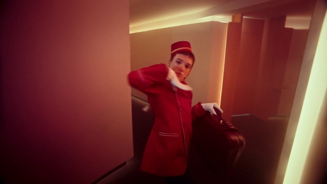 Video Reference: Red, Maroon, Standing, Pink, Fun, Selfie, Shoulder, Room, Magenta, Photography