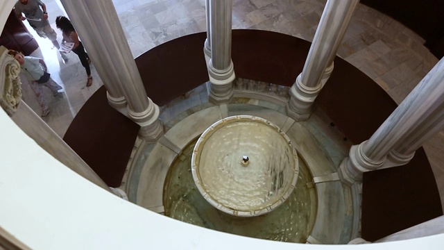 Video Reference: Architecture, Stairs, Ceiling, Column, Circle, Interior design, Arch