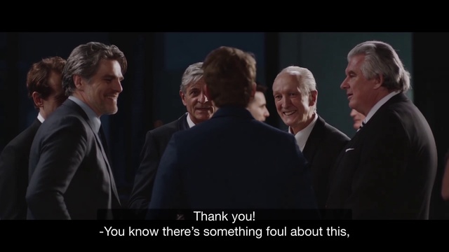 Video Reference: Conversation, Event, Gentleman, Human, Photo caption, Suit, Screenshot, Movie, Photography, White-collar worker, Person