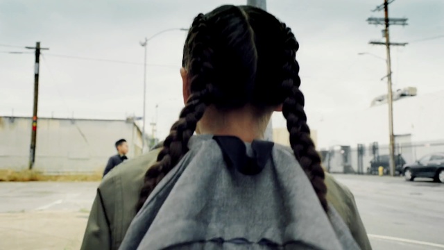 Video Reference: hair, hairstyle, long hair, black hair, girl, neck, Person