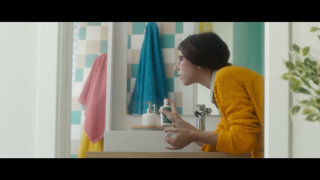 Video Reference: yellow, design, girl, modern art, interior design, window, paint, furniture