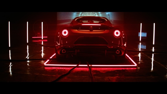 Video Reference: Vehicle, Automotive design, Red, Car, Supercar, City car, Sports car, Automotive lighting, Toyota, Neon