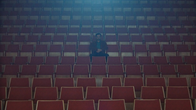 Video Reference: Blue, Red, Wall, Black, Brick, Line, Brickwork, Snapshot, Symmetry, Sky, Person