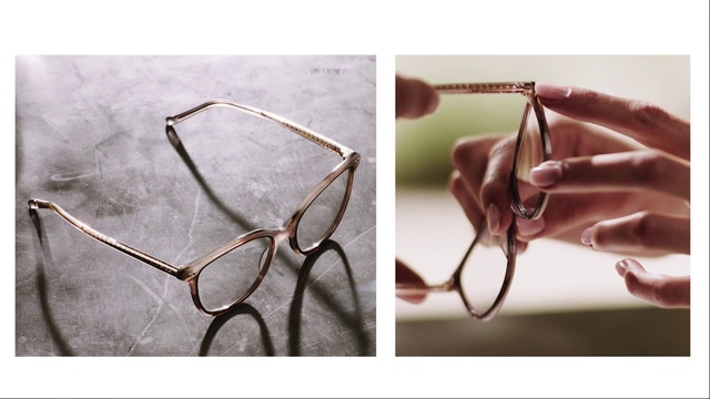 Video Reference: Eyewear, Glasses, Branch, Wire, Twig, Copper, Hand, Fashion accessory, Metal, Vision care