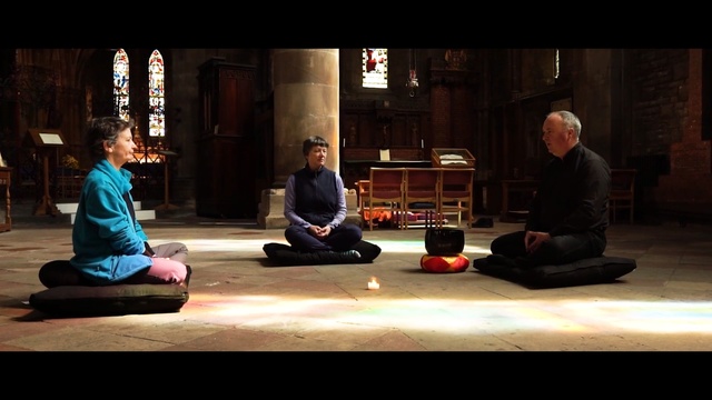 Video Reference: sitting, temple, meditation, performance art, physical fitness, performance