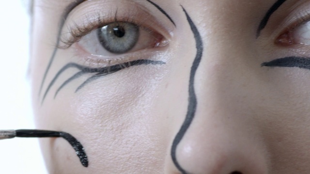 Video Reference: Eyebrow, Face, Eyelash, Eye, Skin, Nose, Cheek, Head, Beauty, Close-up