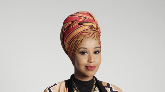 Video Reference: headgear, fashion model, hair accessory, bandana, hair coloring, turban, Person