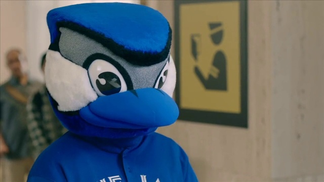 Video Reference: Blue, Animated cartoon, Toy, Animation, Fictional character, Person