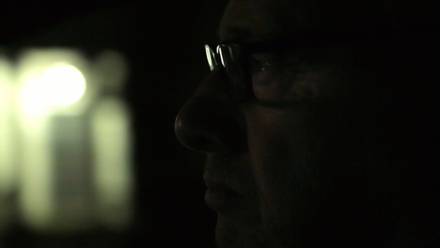 Video Reference: Black, Face, White, Darkness, Light, Head, Eyewear, Nose, Photography, Backlighting