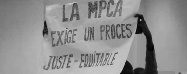 Video Reference: White, Font, Text, Protest, Black-and-white, Monochrome photography, Event, Photography, Monochrome, Style