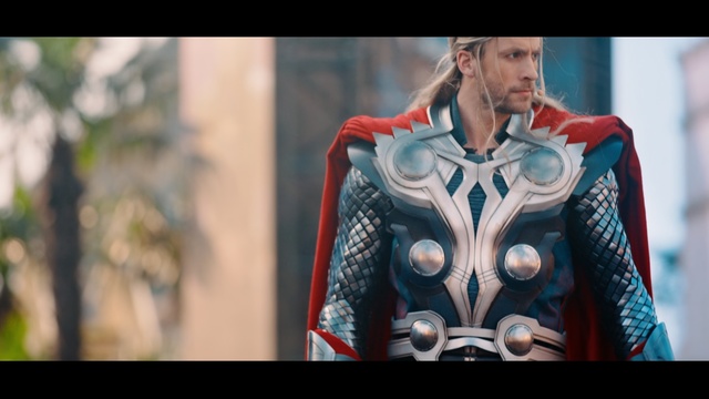 Video Reference: Fictional character, Thor, Screenshot, Costume, Superhero, Person