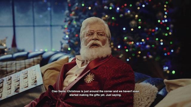 Video Reference: Christmas, Christmas eve, Santa claus, Facial hair, Elder, Holiday, Fictional character, Beard