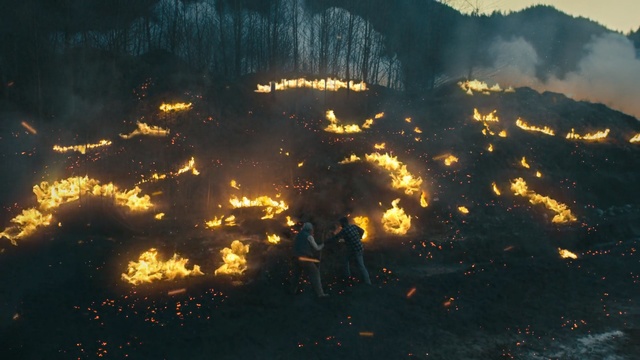 Video Reference: Wildfire, Geological phenomenon, Fire, Sky, Heat, Event, Explosion, World, Flame