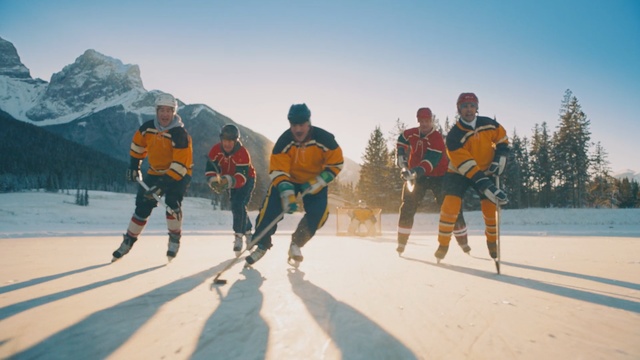 Video Reference: Recreation, Footwear, Team, Winter, Sports, Snow, Games, Sports equipment, Ice skating, Winter sport, Person