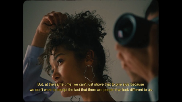 Video Reference: Hair, Hairstyle, Photo caption, Text, Forehead, Human, Chin, Photography, Adaptation, Organism